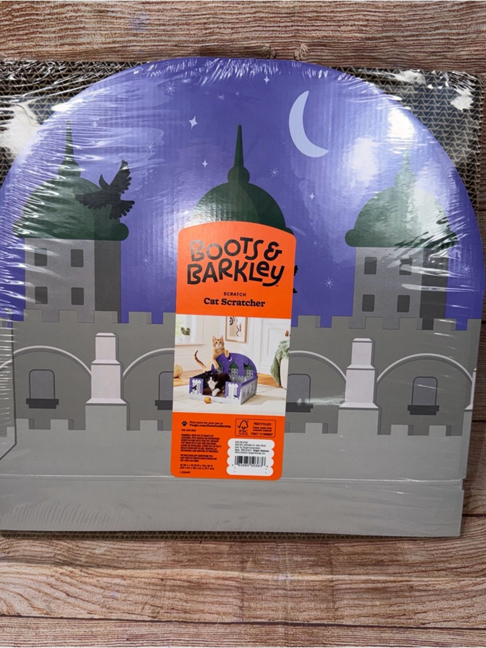 Boots & Barkley Castle Cat Scratcher New